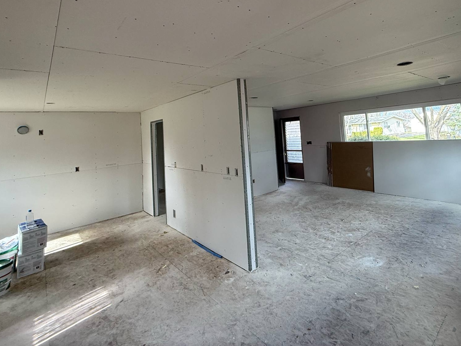 after installing drywall