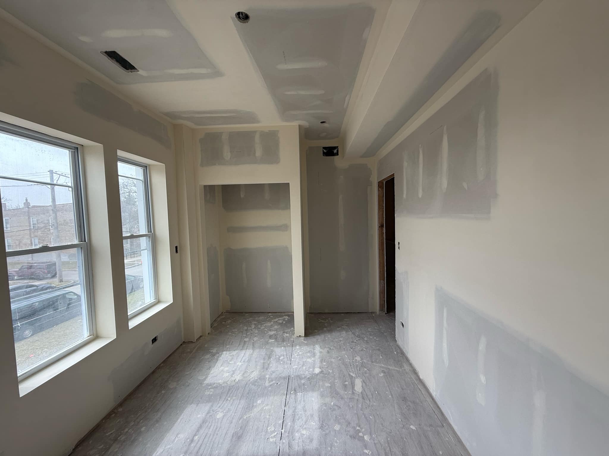 New drywall layout